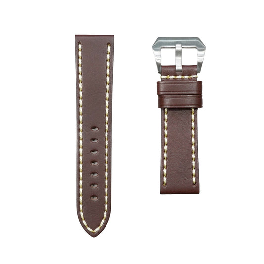 B1 - Calf leather strap Choco Brown