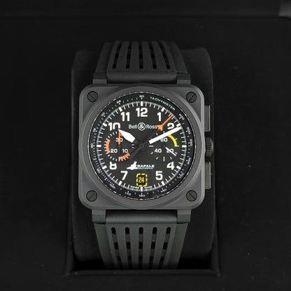 Bell & Ross BR-03 Chrono Display Rafale Solo Display 42mm Ref. BR0394-RSD-CE/SRB