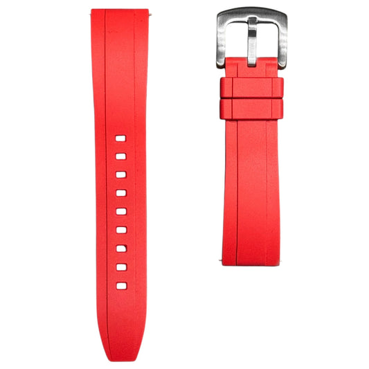 615P - Fire red FKM Rubber strap