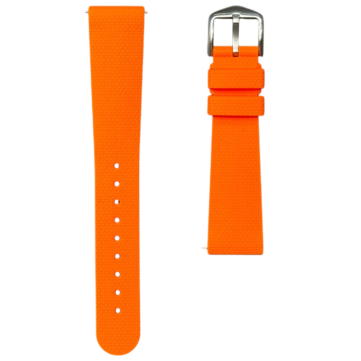 608 - Orange Rubber strap