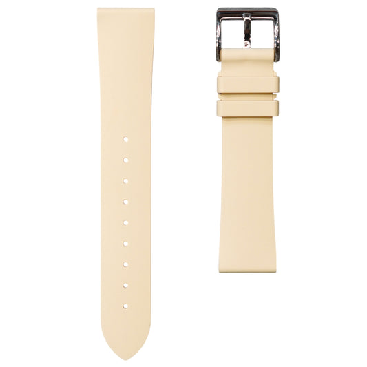 XSFKM - Beige Short length FKM Rubber strap
