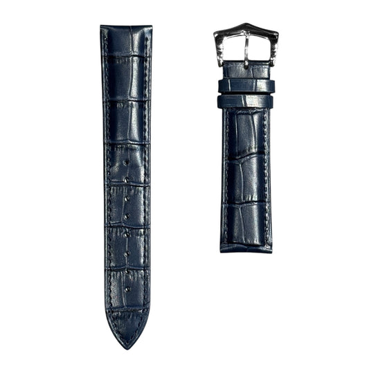 8A - Navy blue Genuine Leather strap