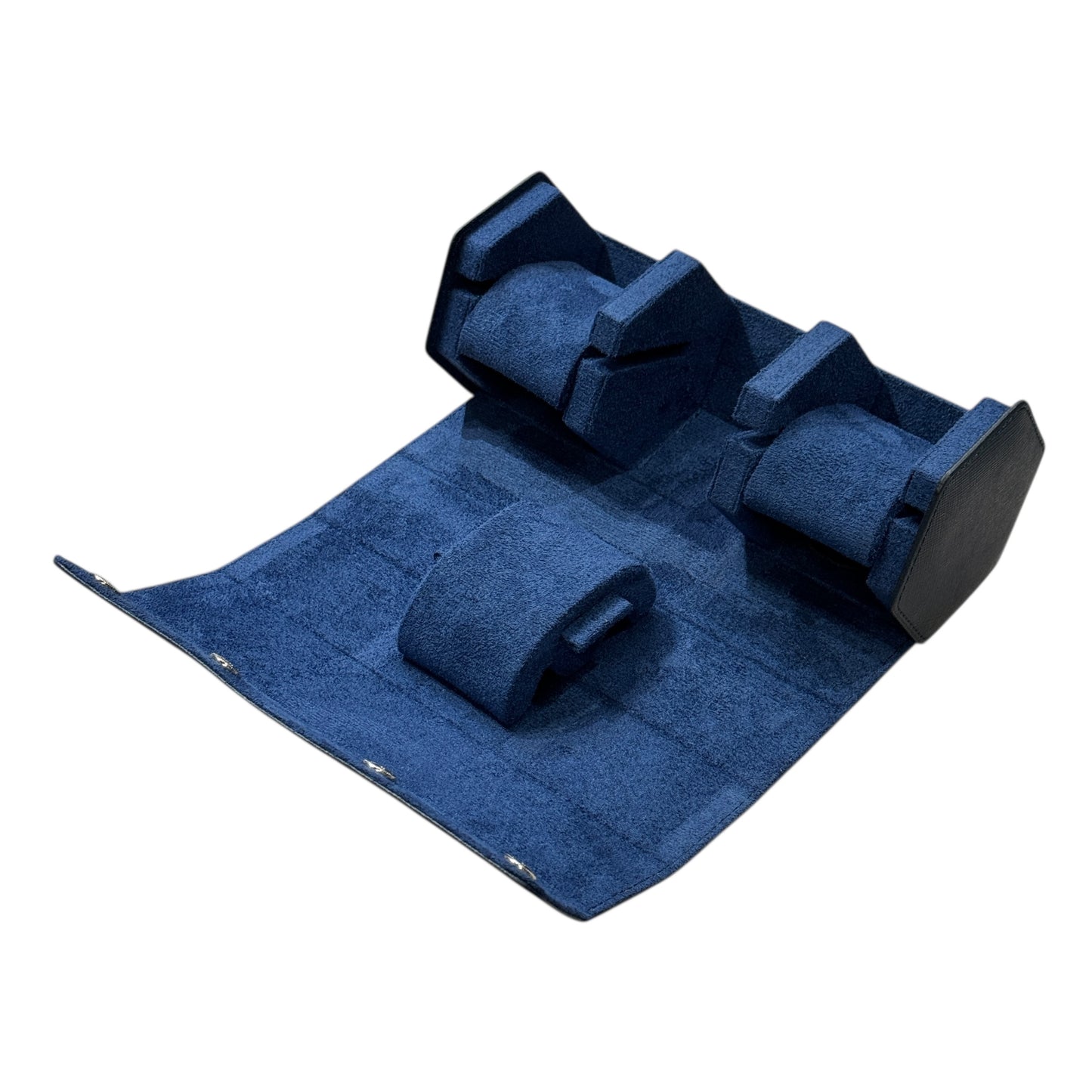 Hexagon Blue travel case for 3 watches