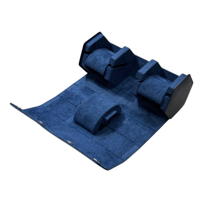 Hexagon Blue travel case for 3 watches