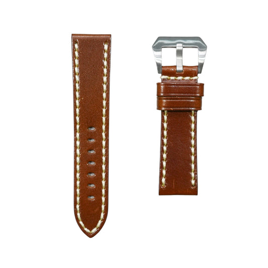 B1 - Calf leather strap Shiny Brown