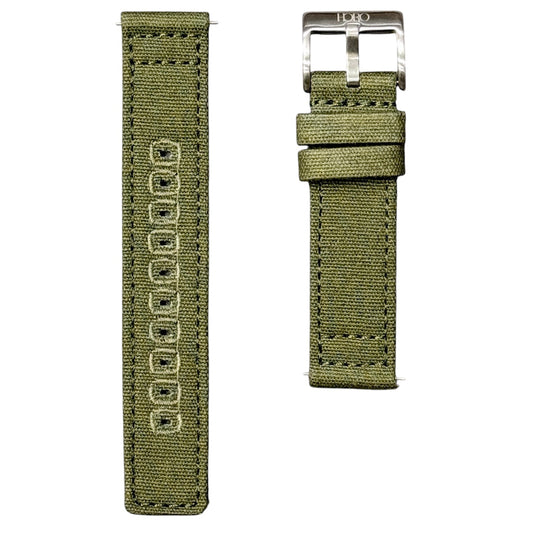 11M - Military Green Canvas Strap