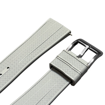 904 - Grey FKM Rubber strap