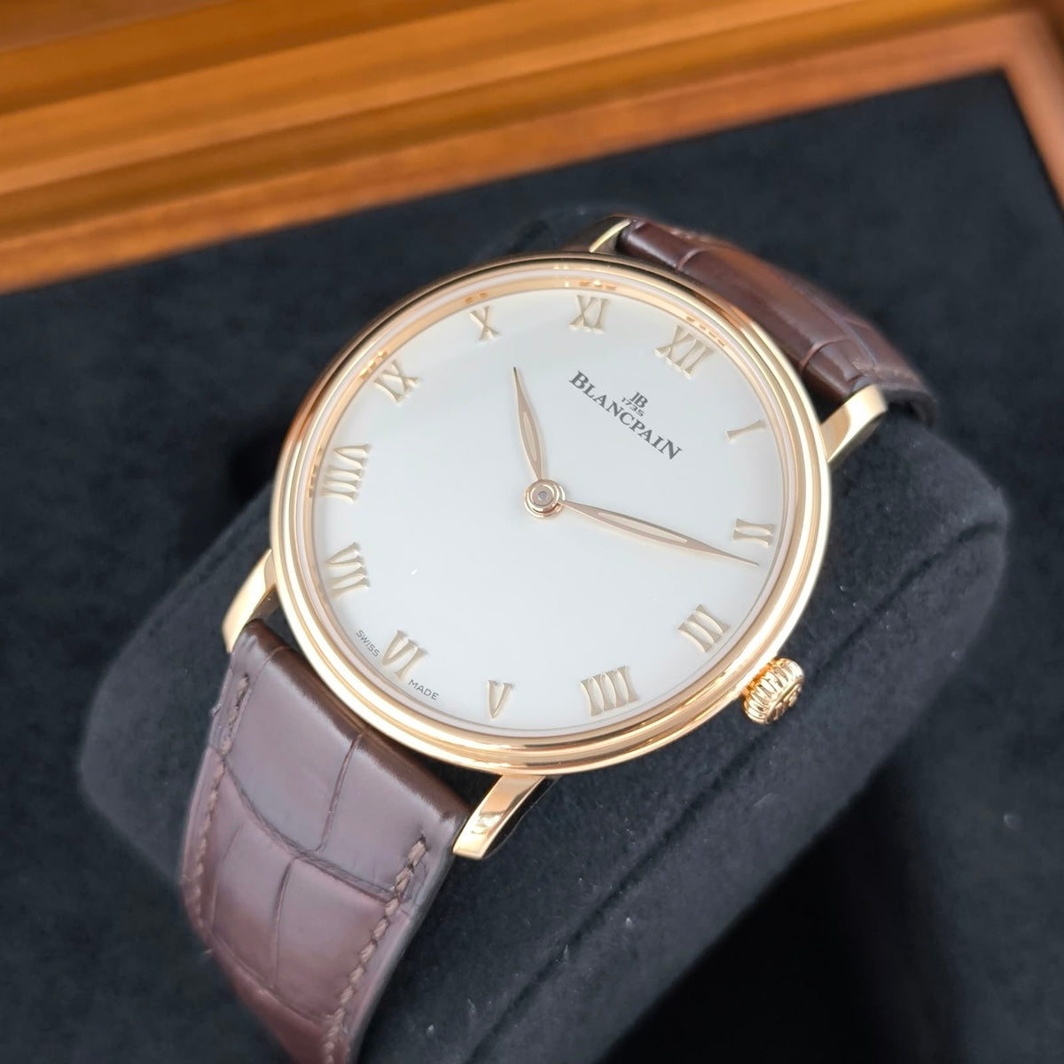 Blancpain Villeret Ultraplate 39.7mm Ref. 6605-3642-55B
