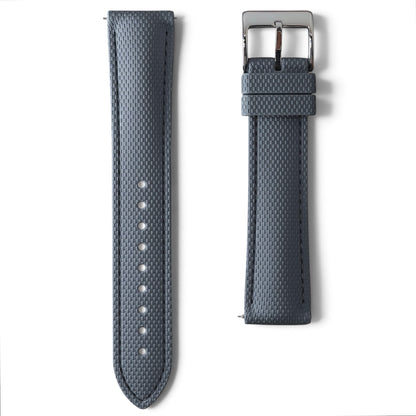 388 - Grey weave FKM Rubber strap
