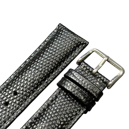 17A - Black Genuine leather strap
