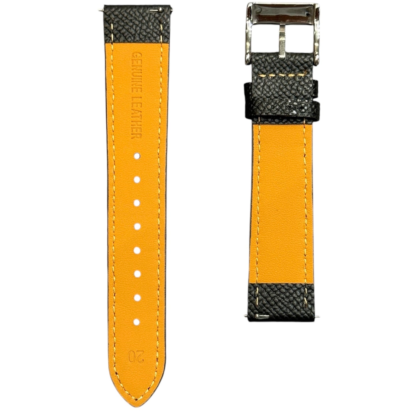 258D - Black Epsom strap