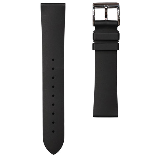 XSFKM - Black Short length FKM Rubber strap