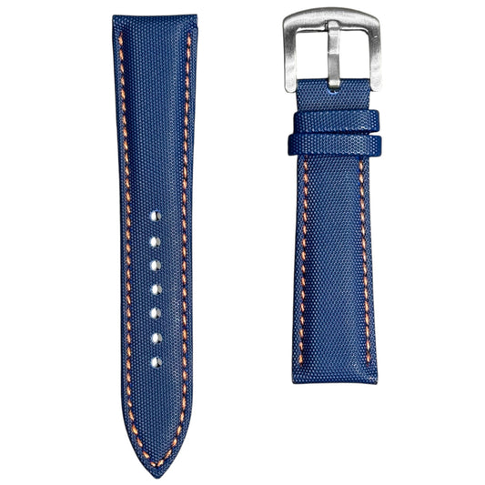 Fiber Nylon strap - Blue/Orange