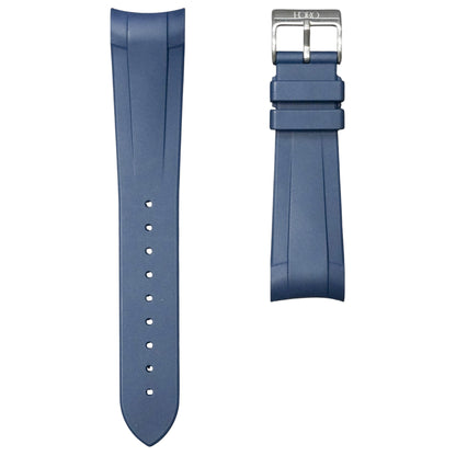41B -  Navy Curve end FKM Rubber strap for BB41