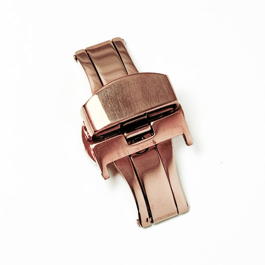 DOUBLE FOLDING CLASPS - Rose gold plated