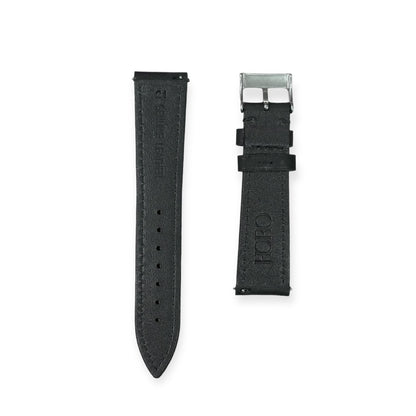 260X - Calf leather strap Black