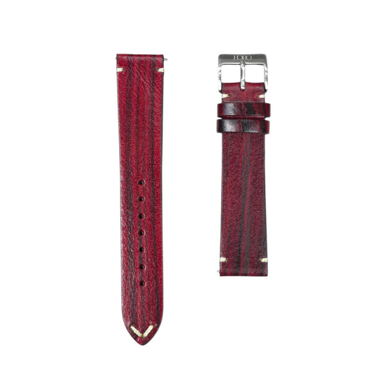 276c - Calf leather strap Red