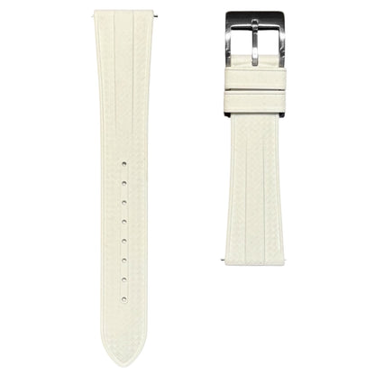 904 - White FKM Rubber strap