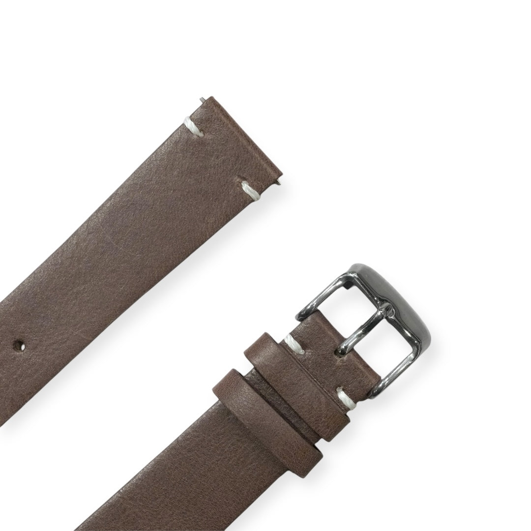 111 - Calf leather strap Dark Brown