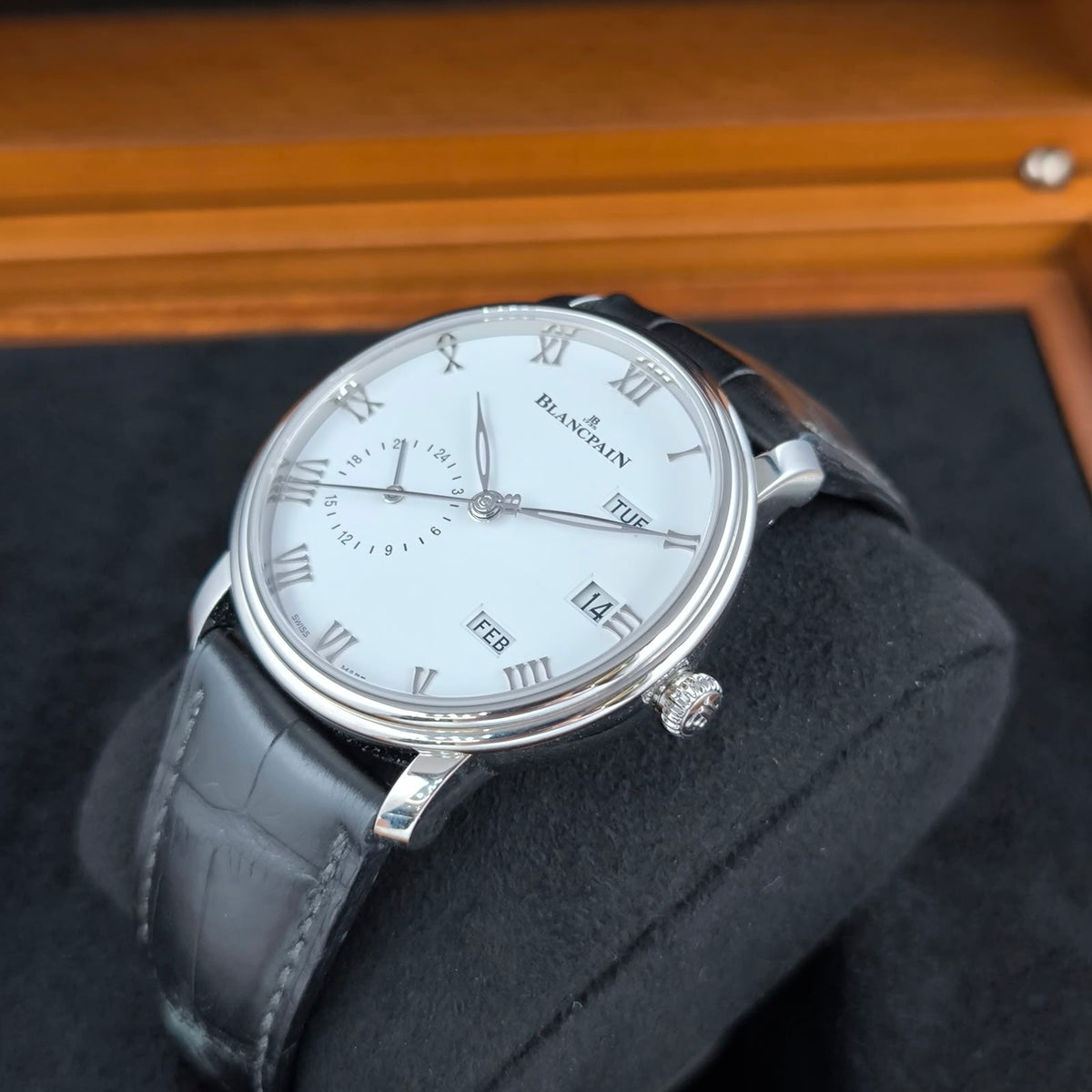Blancpain Villeret Quantieme Annuel GMT 40mm Ref. 6670-1127-55B