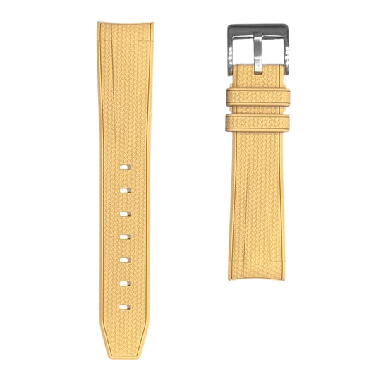 🎁 61M - Rubber strap Nude with white stitching (100% off)