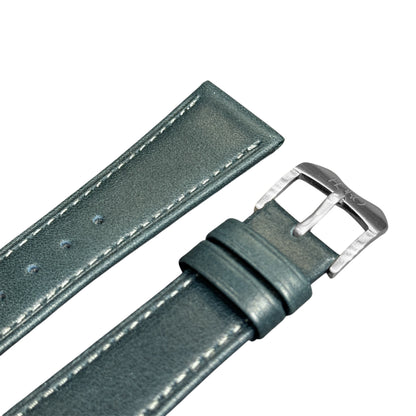 908 - Navy Flat calf strap