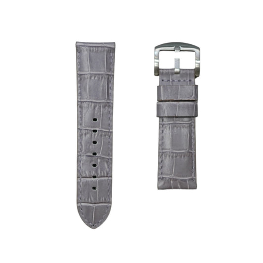 4A -  Cold grey Genuine leather strap