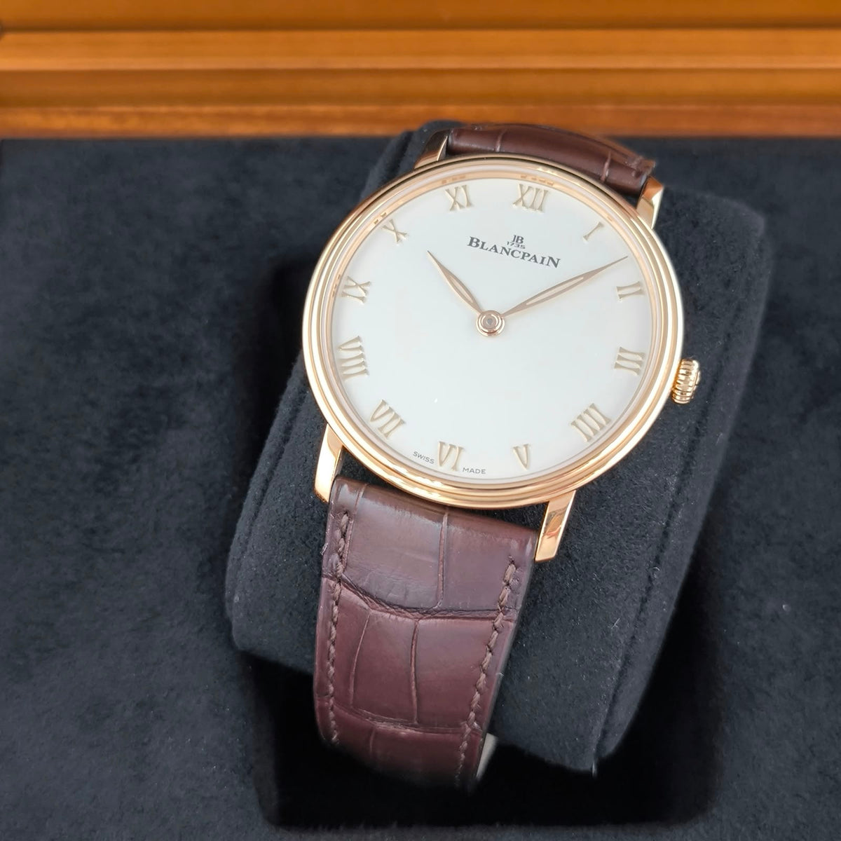 Blancpain Villeret Ultraplate 39.7mm Ref. 6605-3642-55B