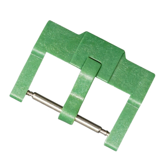 18mm Green Plastic Pin Buckle for Ref.60M/61M Moonswatch rubber strap