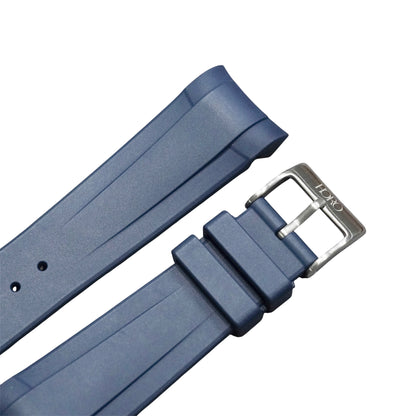 41B -  Navy Curve end FKM Rubber strap for BB41