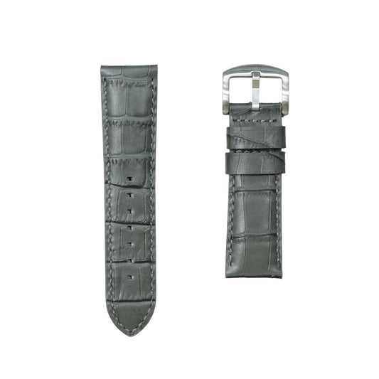4A -   Dark grey Genuine leather strap