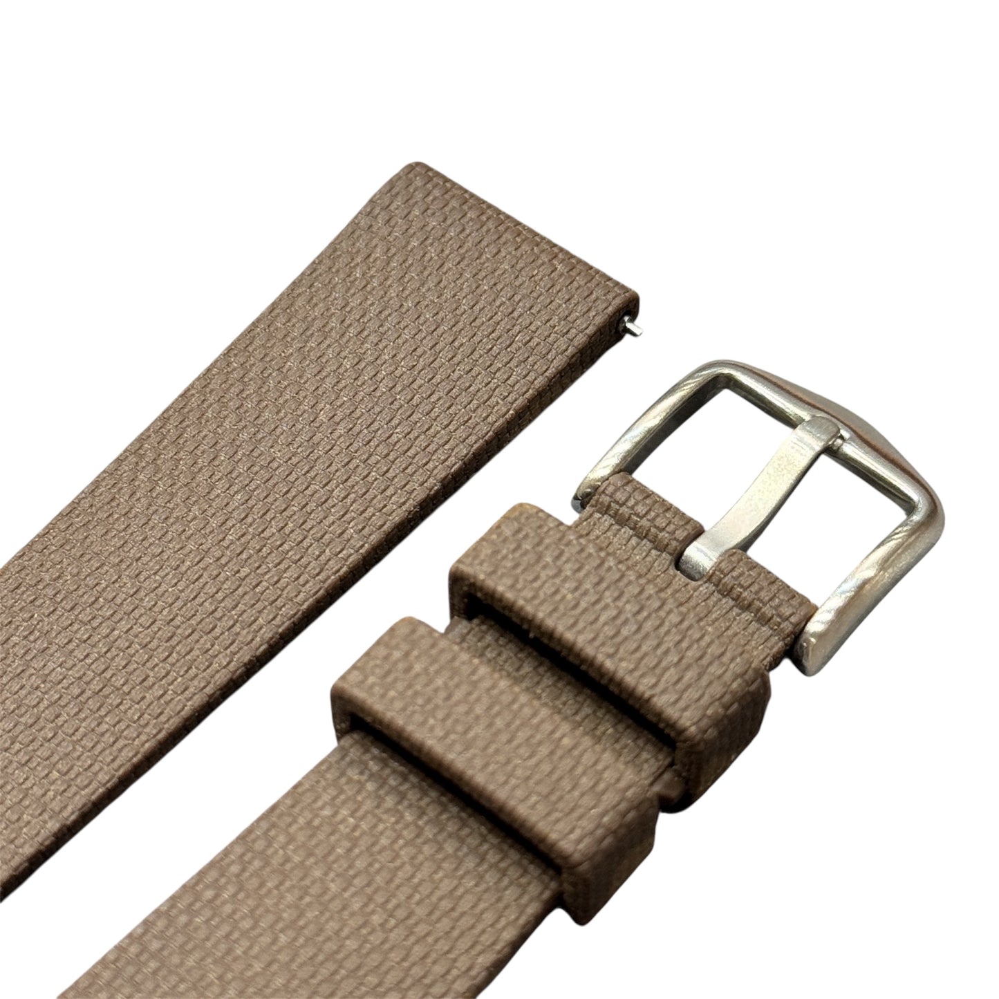 608 - Brown Rubber strap