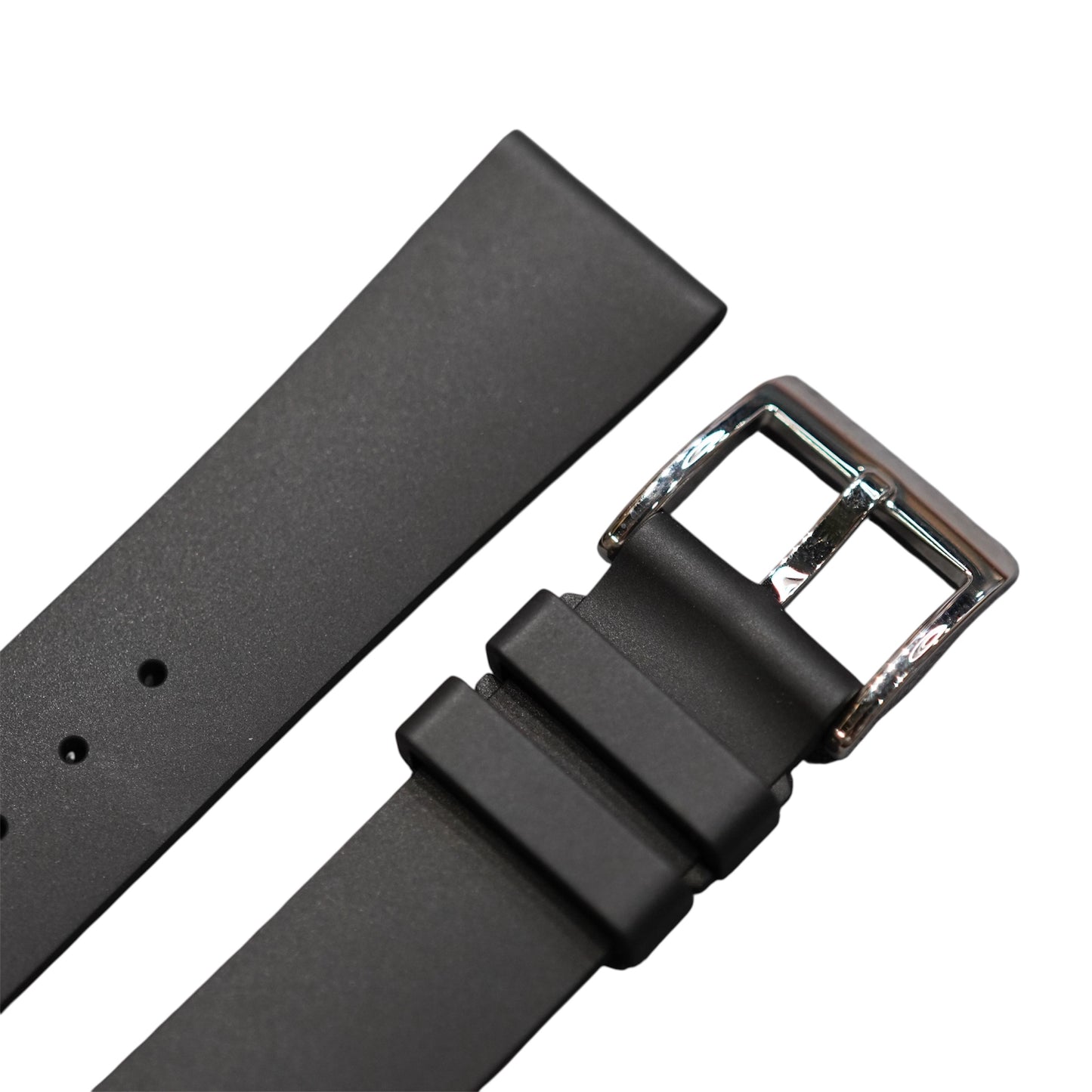 XSFKM - Black Short length FKM Rubber strap