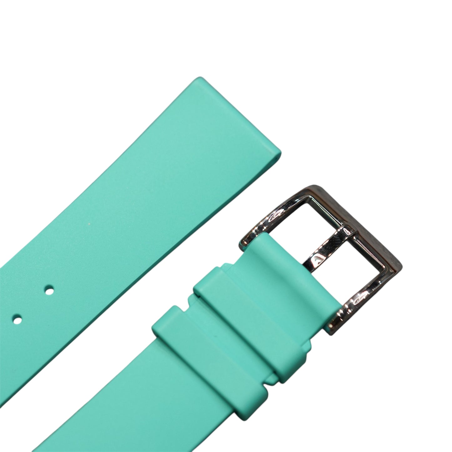 XSFKM - Mint Green Short length FKM Rubber strap