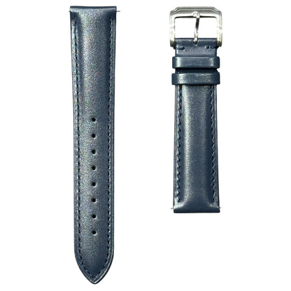 2A -  Dark blue Genuine leather strap