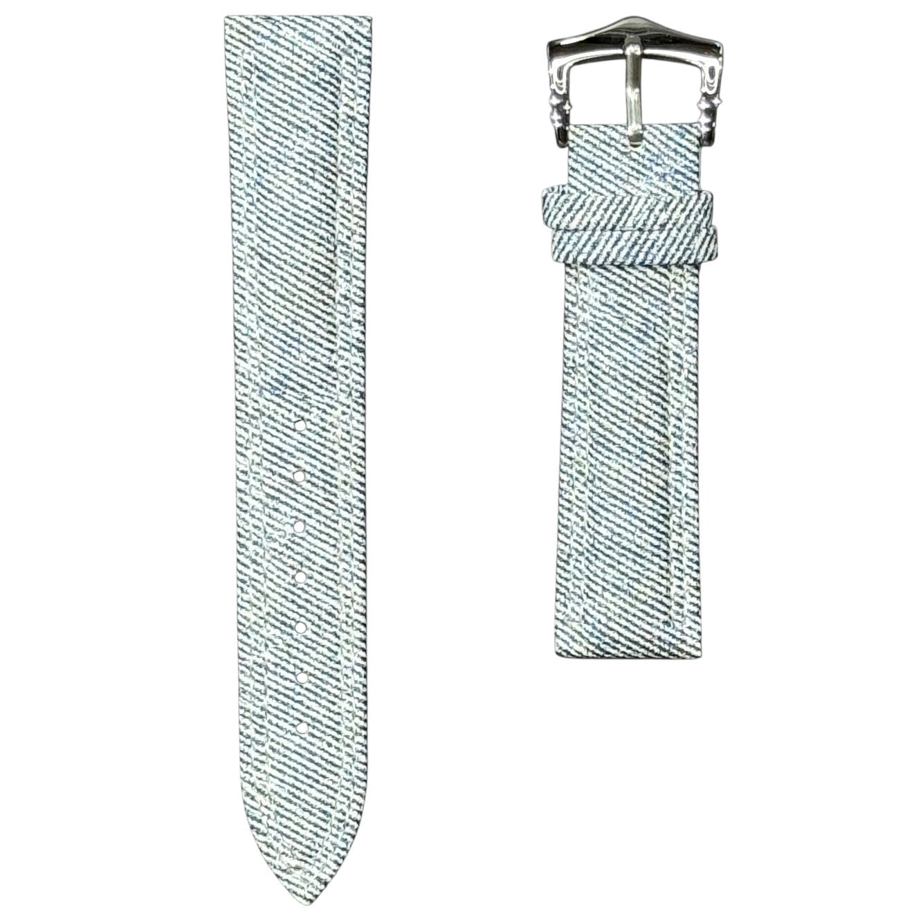 901 - Light blue Canvas strap