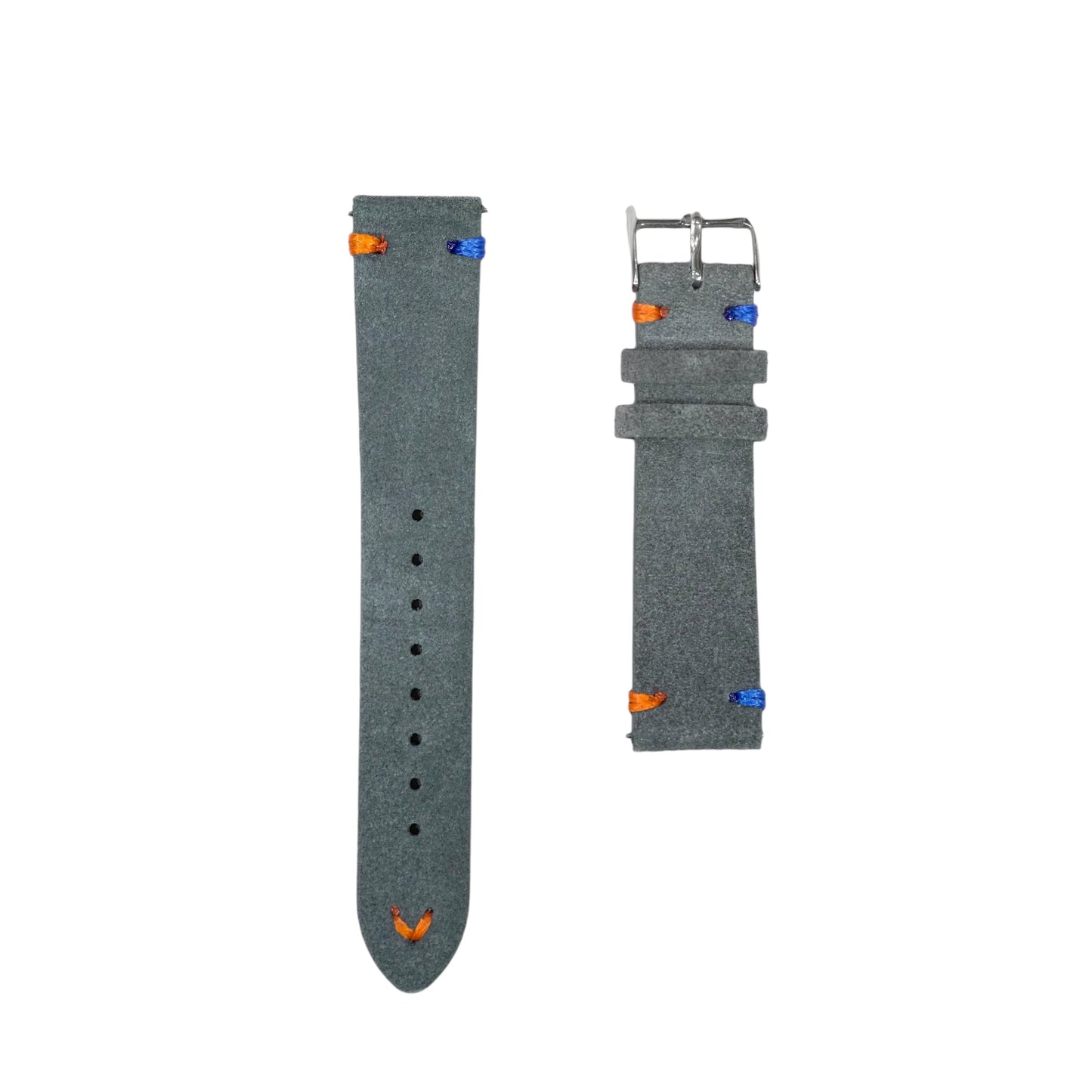 16C - Calf leather strap Grey