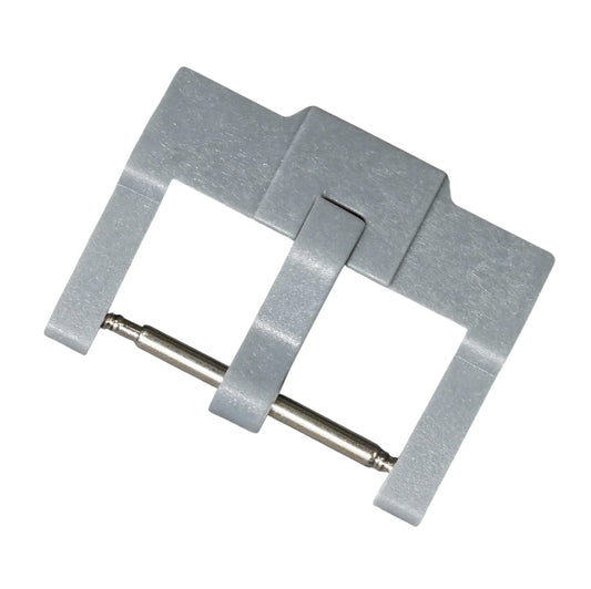 18mm Grey Plastic Pin Buckle for Ref.60M/61M Moonswatch rubber strap