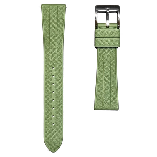 904 - Military green FKM Rubber strap
