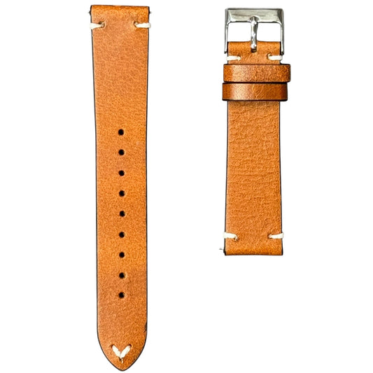 112 - Calf leather strap Brown