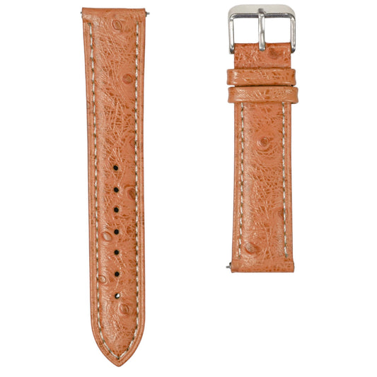 12A - Golden brown Genuine Leather strap