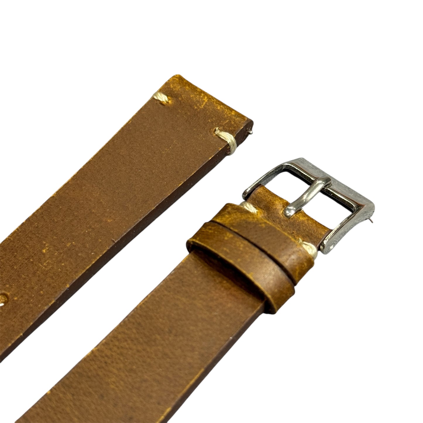 113 - Vintage Brown calf strap