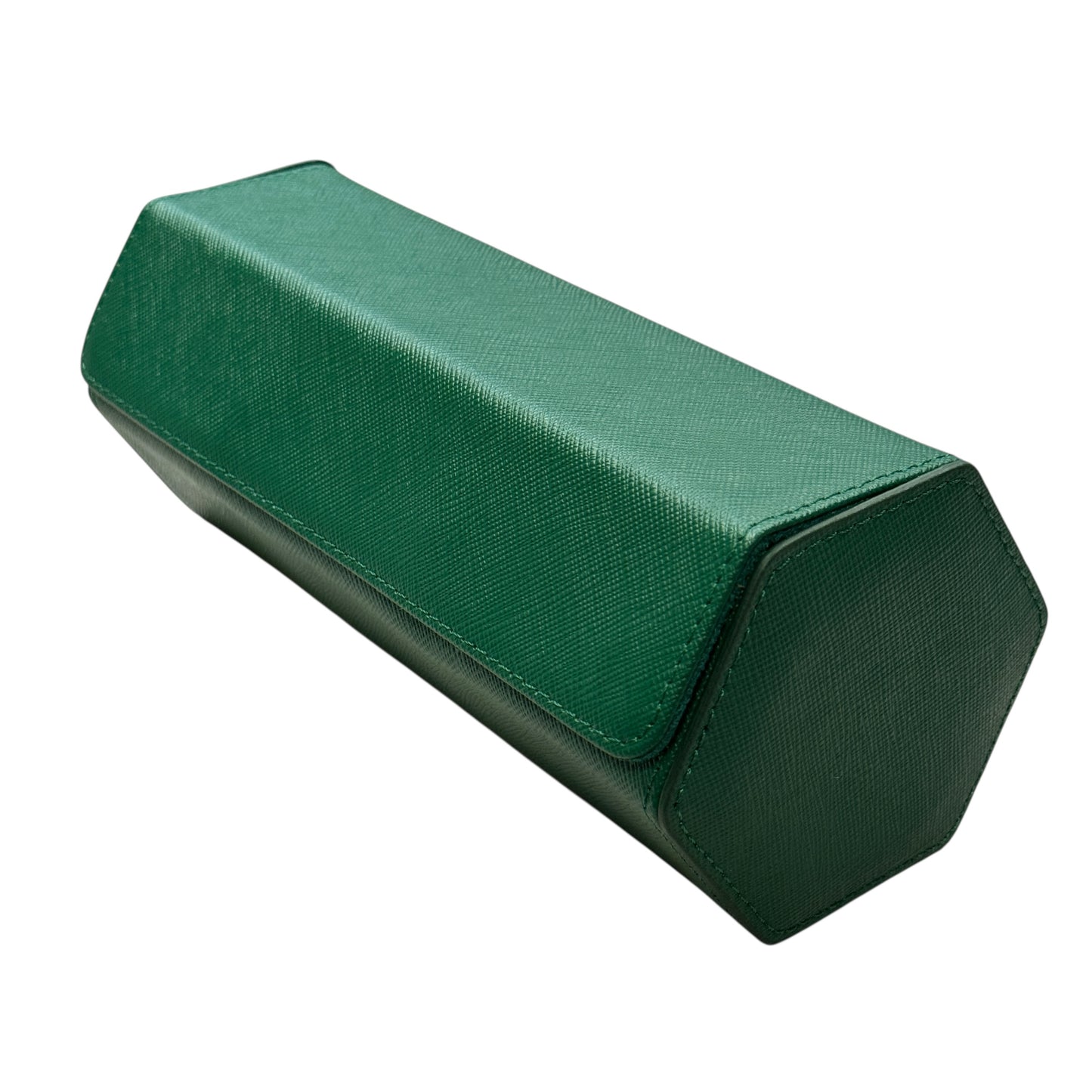 Hexagon Green travel case for 3 watches