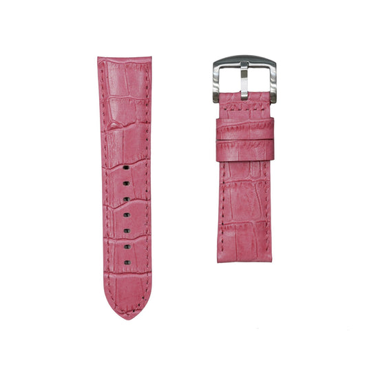 4A -  Fuchsia Genuine leather strap