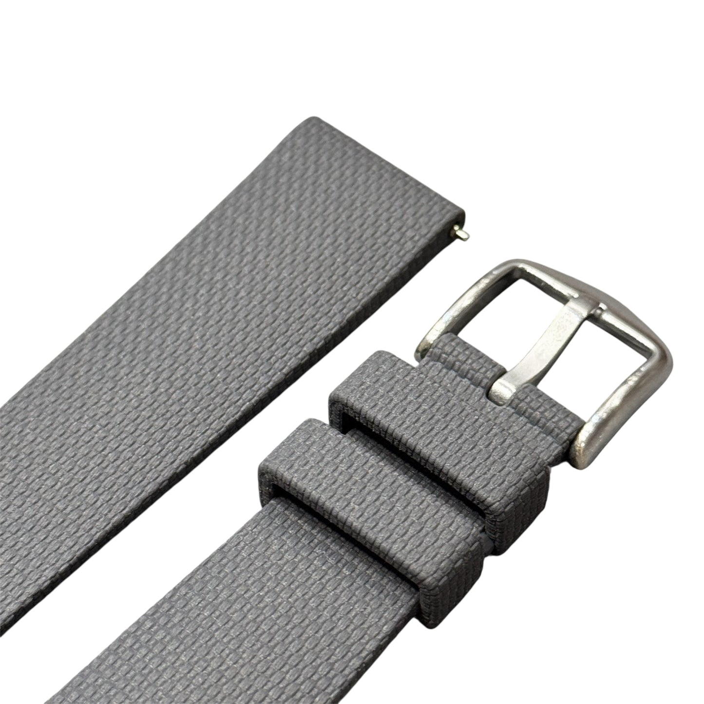608 - Grey Rubber strap