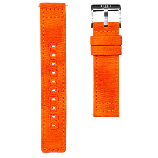 11M - Orange Canvas Strap