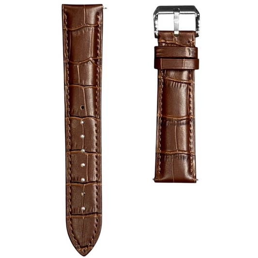 5A - Brown Genuine leather strap