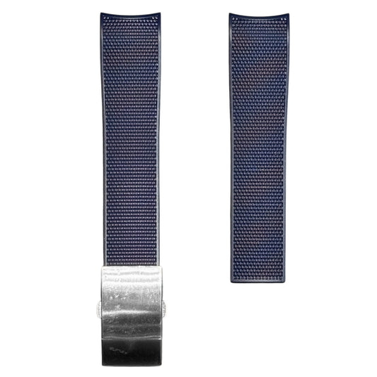 609 - Navy blue Rubber strap