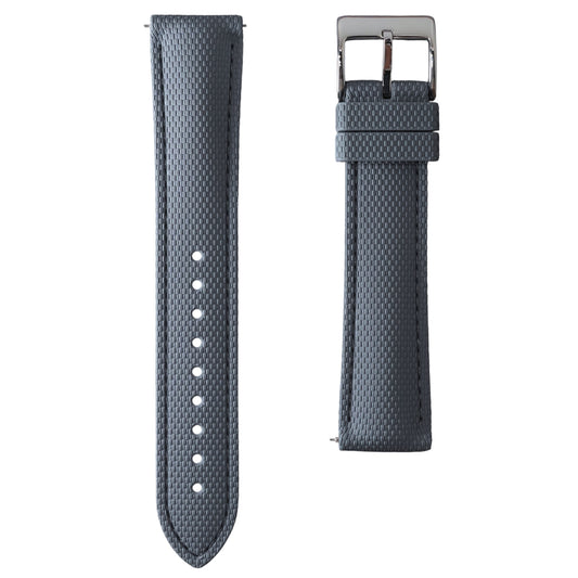 388 - Grey weave FKM Rubber strap