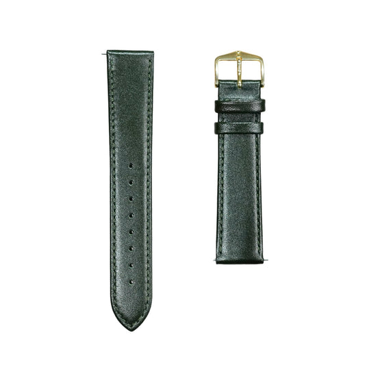 Hirsch OSIRIS Quick-Release Calf Leather Watch Strap in Green